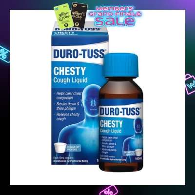 DURO-TUSS Chesty Cough Liquid (Clear Chest Congestion & Remove Excessive Phlegm) 100ml