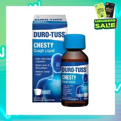 DURO-TUSS Chesty Cough Liquid (Clear Chest Congestion & Remove Excessive Phlegm) 100ml