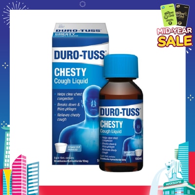 DURO-TUSS Chesty Cough Liquid (Clear Chest Congestion & Remove Excessive Phlegm) 100ml