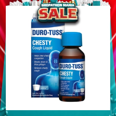 DURO-TUSS - Chesty Cough Liquid (Clear Chest Congestion & Remove Excessive Phlegm) 100ml&nbsp;(Expiry: May`2027)