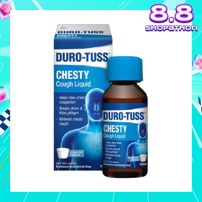 DURO-TUSS Chesty Cough Liquid (Clear Chest Congestion & Remove Excessive Phlegm) 100ml