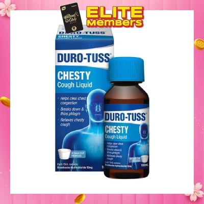 DURO-TUSS Chesty Cough Liquid (Clear Chest Congestion & Remove Excessive Phlegm) 100ml