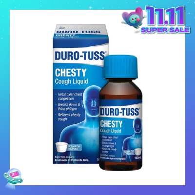 DURO-TUSS Chesty Cough Liquid (Clear Chest Congestion & Remove Excessive Phlegm) 100ml
