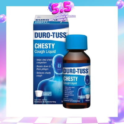 DURO-TUSS - Chesty Cough Liquid (Clear Chest Congestion & Remove Excessive Phlegm) 100ml