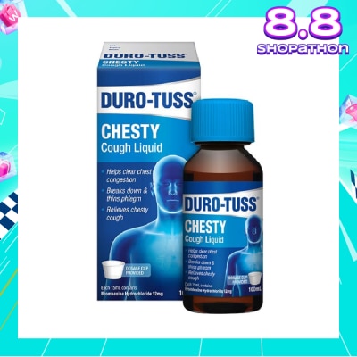 DURO-TUSS Chesty Cough Liquid (Clear Chest Congestion & Remove Excessive Phlegm) 100ml