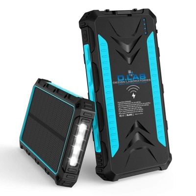 D.LAB 20k Solar Powerbank Pro (SPB20P) Blue Color 1s