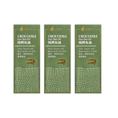 HERITAGE GOLD Crocodile Pure Skin Oil 50ml x 3 image