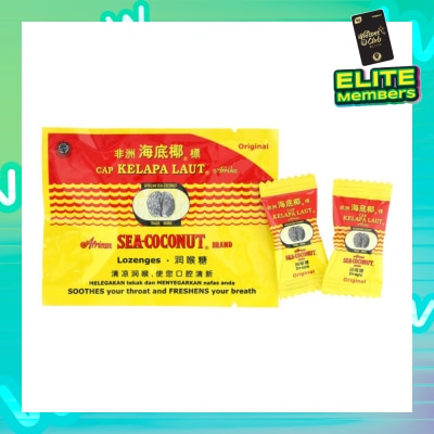 AFRICAN SEA-COCONUT BRAND Lozenges (Soothe Throat and Freshen Breath) 15g