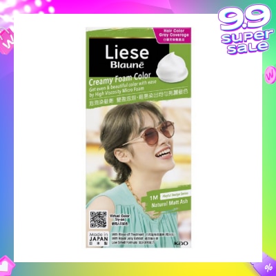 LIESE Blaune Creamy Foam Color Natural Matt Ash 108ml