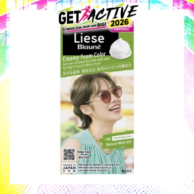 LIESE - Blauné Creamy Foam Color #1M Natural Matt Ash 108ml image