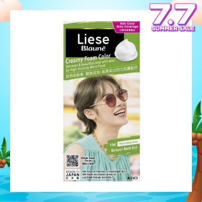 LIESE Blaune Creamy Foam Color Natural Matt Ash 108ml
