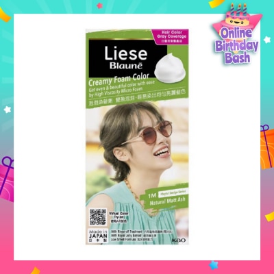 LIESE Blaune Creamy Foam Color Natural Matt Ash 108ml