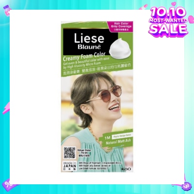 LIESE Blaune Creamy Foam Color Natural Matt Ash 108ml