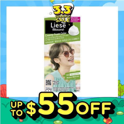 LIESE Blaune Creamy Foam Color Natural Matt Ash 108ml