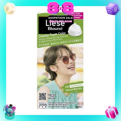 LIESE - Blauné Creamy Foam Color #1M Natural Matt Ash 108ml