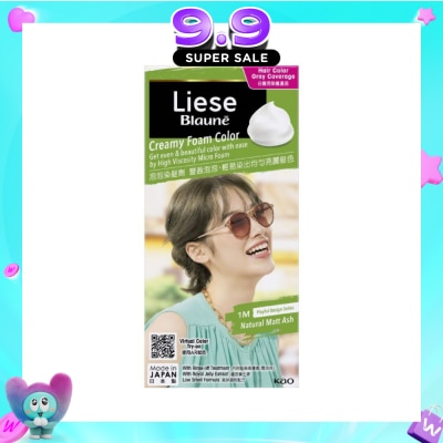 LIESE - Blauné Creamy Foam Color #1M Natural Matt Ash 108ml image