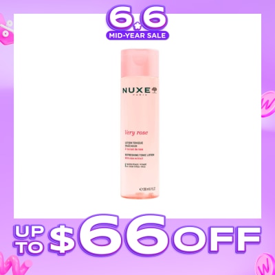 NUXE - Very Rose Refreshing Tonic Lotion (Hydrating & Soothing Toner for All Skin Types) 200ml