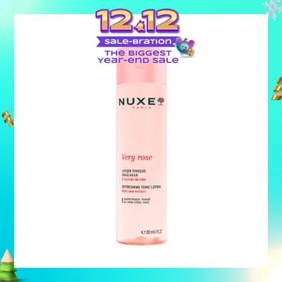 NUXE Very Rose Refreshing Tonic Lotion (Hydrating & Soothing Toner for All Skin Types) 200ml