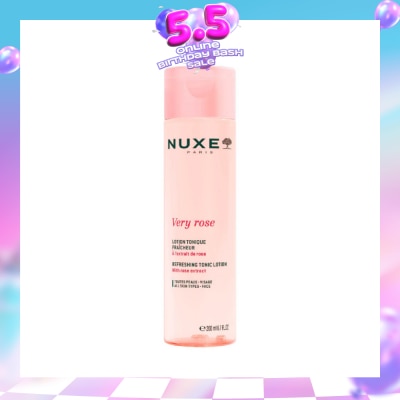 NUXE - Very Rose Refreshing Tonic Lotion (Hydrating & Soothing Toner for All Skin Types) 200ml