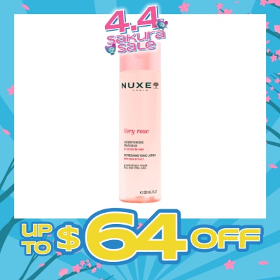 NUXE - Very Rose Refreshing Tonic Lotion (Hydrating & Soothing Toner for All Skin Types) 200ml