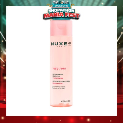 NUXE - Very Rose Refreshing Tonic Lotion (Hydrating & Soothing Toner for All Skin Types) 200ml