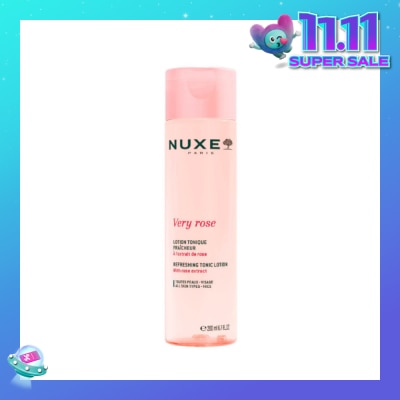 NUXE Very Rose Refreshing Tonic Lotion (Hydrating & Soothing Toner for All Skin Types) 200ml