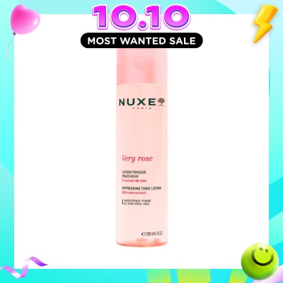 NUXE Very Rose Refreshing Tonic Lotion (Hydrating & Soothing Toner for All Skin Types) 200ml image