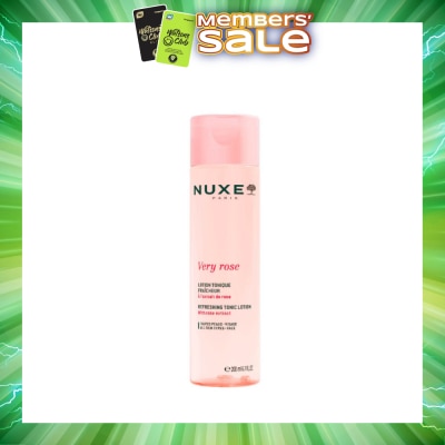 NUXE - Very Rose Refreshing Tonic Lotion (Hydrating & Soothing Toner for All Skin Types) 200ml