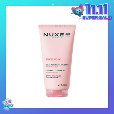 NUXE Soothing Rose Cleansing Gel 150ml (Expiry: Jul`2026)