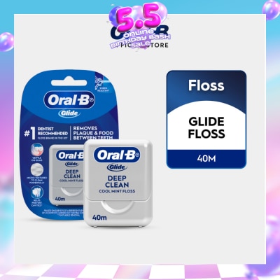ORAL-B - Pro Health Glide Deep Clean Dental Floss Cool Mint 40m