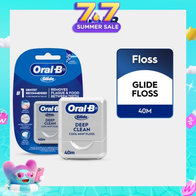 ORAL-B - Pro Health Glide Deep Clean Dental Floss Cool Mint 40m