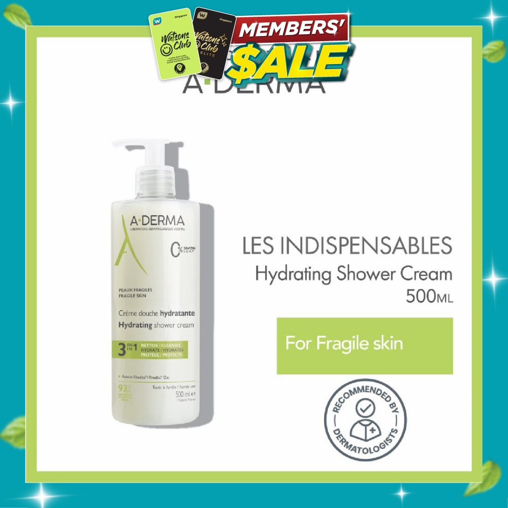 A DERMA Hydrating Shower Cream 500ml image