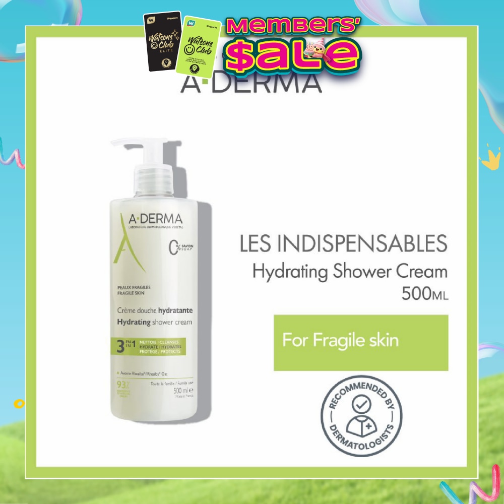 A-DERMA Hydrating Shower Cream 500ml