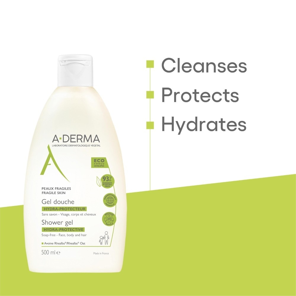 Hydra-Protective Soap-free Cleanses Hydrate & Protects Shower Gel (For Face, Body & Hair) 500ml