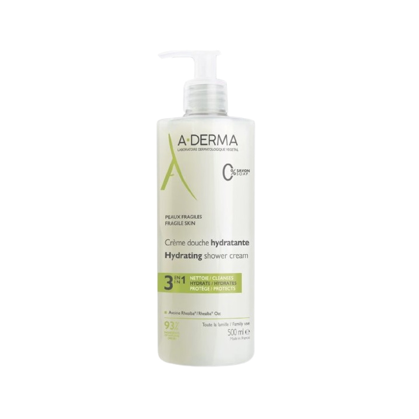 A-DERMA Hydrating Shower Cream 500ml