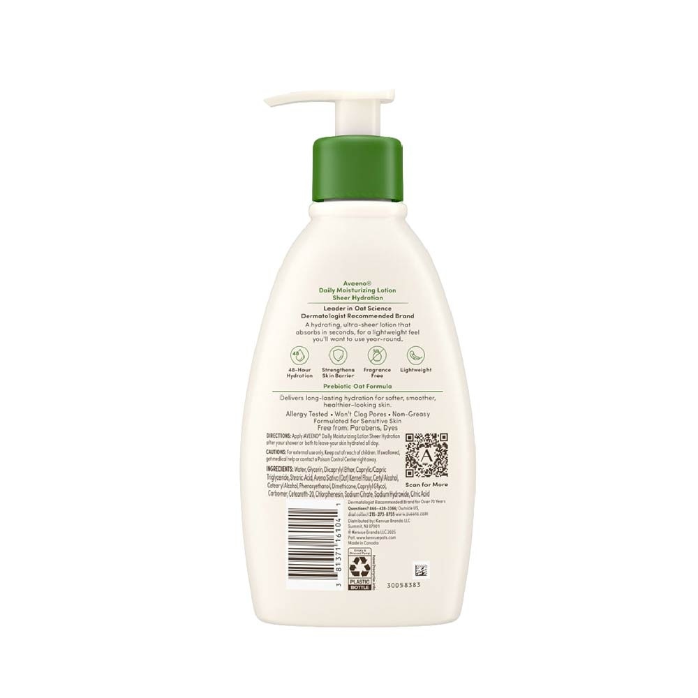 Daily Moisturizing Lotion Sheer Hydration for Normal to Dry and Sensitive Skin 350ml