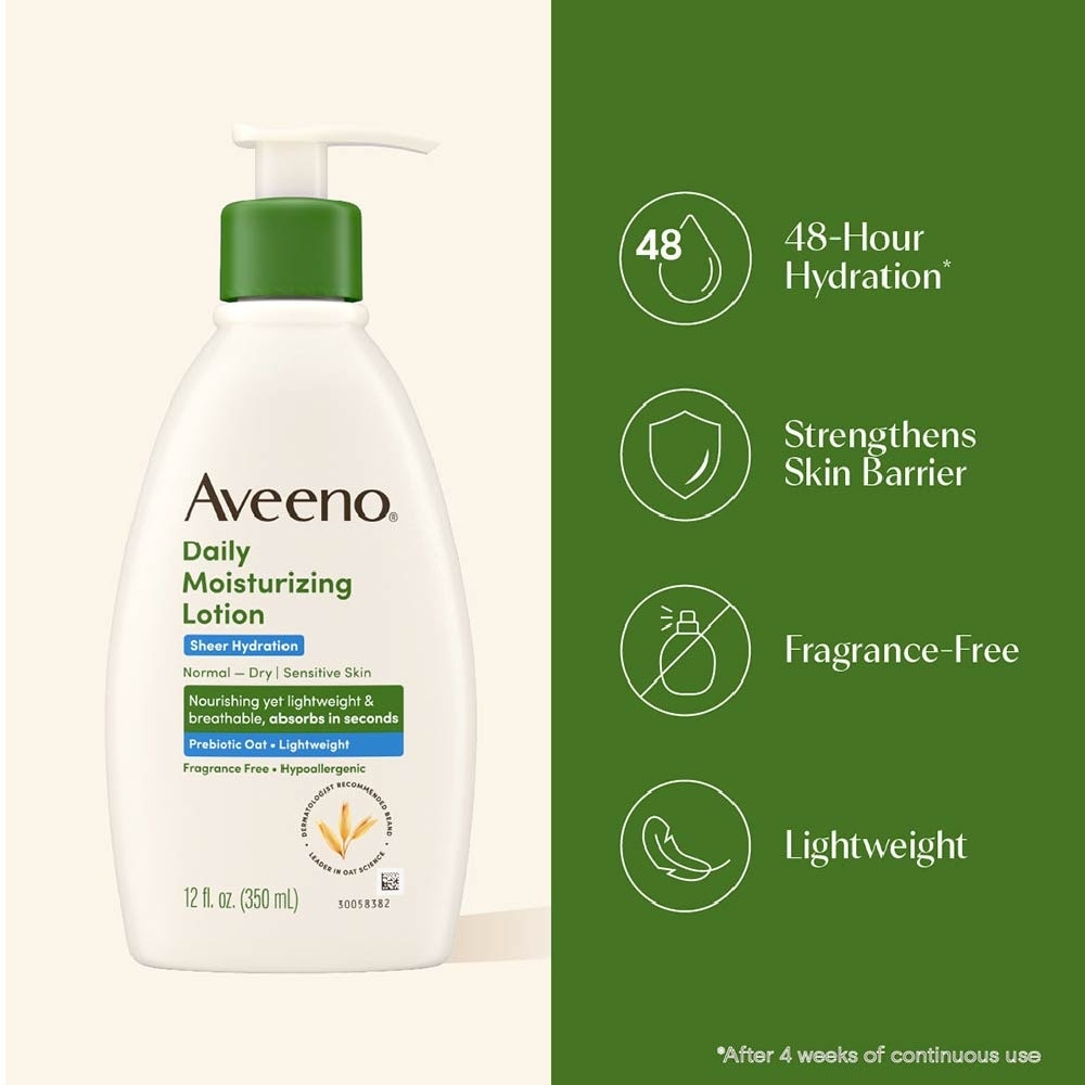 Daily Moisturizing Lotion Sheer Hydration for Normal to Dry and Sensitive Skin 350ml