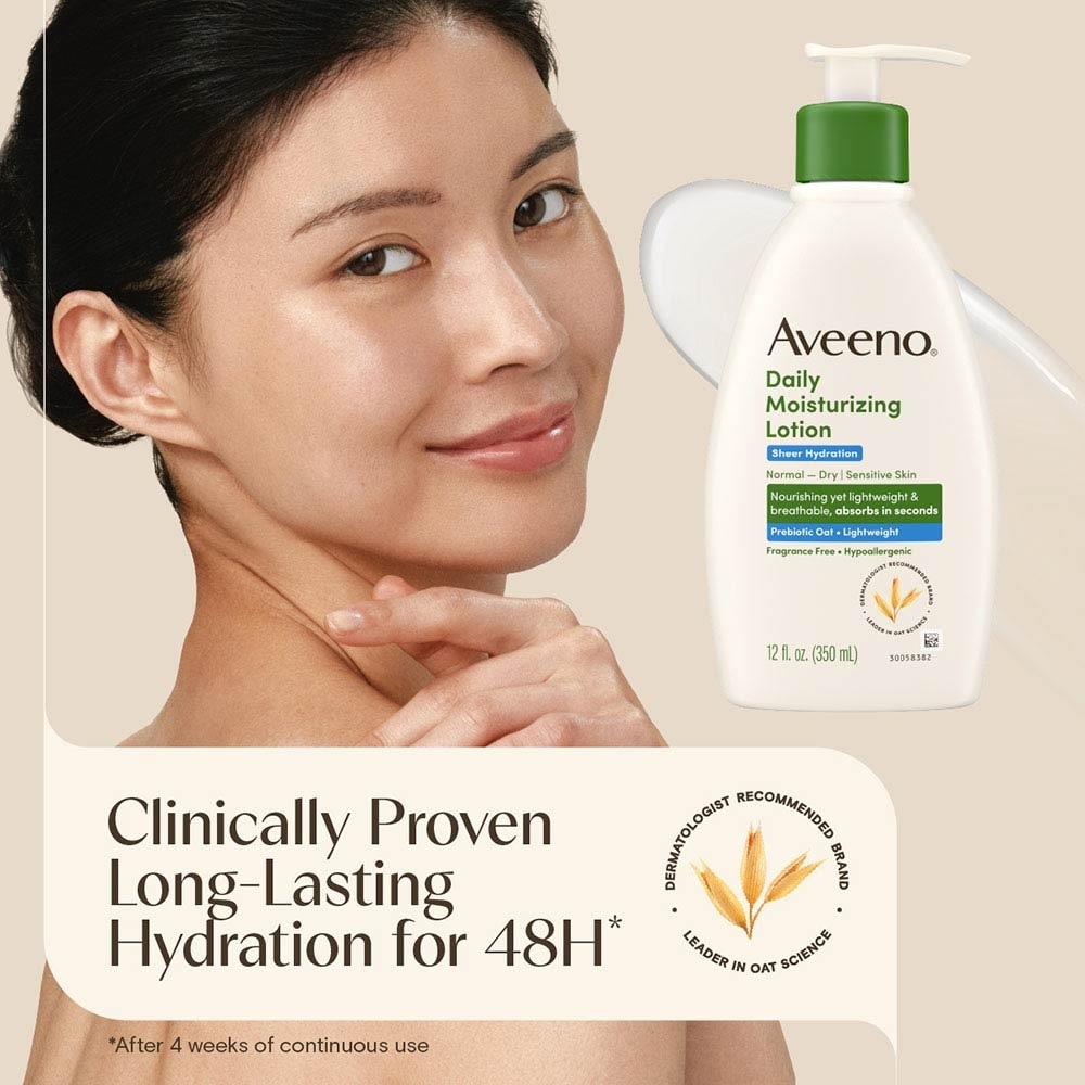 Daily Moisturizing Lotion Sheer Hydration for Normal to Dry and Sensitive Skin 350ml