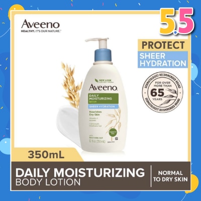 AVEENO Daily Moisturizing Body Lotion Sheer Hydration (For Velvety Soft Beautiful Healthy-Looking Skin) 350ml