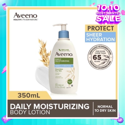 AVEENO Daily Moisturizing Body Lotion Sheer Hydration (For Velvety Soft Beautiful Healthy-Looking Skin) 350ml