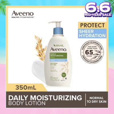 AVEENO Daily Moisturizing Body Lotion Sheer Hydration (For Velvety Soft Beautiful Healthy-Looking Skin) 350ml