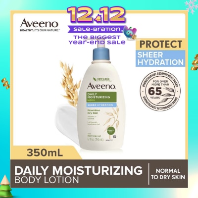 AVEENO Daily Moisturizing Body Lotion Sheer Hydration (For Velvety Soft Beautiful Healthy-Looking Skin) 350ml