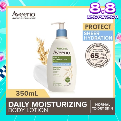 AVEENO Daily Moisturizing Body Lotion Sheer Hydration (For Velvety Soft Beautiful Healthy-Looking Skin) 350ml