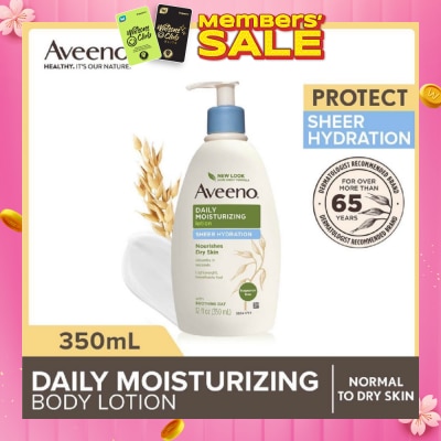 AVEENO Daily Moisturizing Body Lotion Sheer Hydration (For Velvety Soft Beautiful Healthy-Looking Skin) 350ml