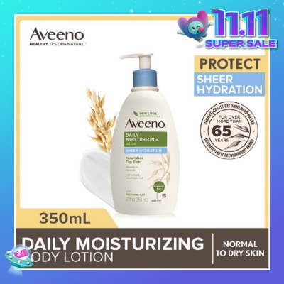 AVEENO Daily Moisturizing Body Lotion Sheer Hydration (For Velvety Soft Beautiful Healthy-Looking Skin) 350ml
