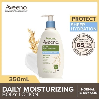 AVEENO Daily Moisturizing Body Lotion Sheer Hydration (For Velvety Soft Beautiful Healthy-Looking Skin) 350ml