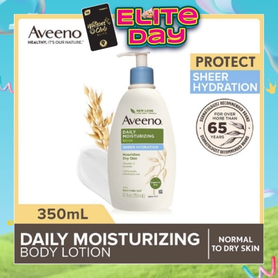 AVEENO - Daily Moisturizing Body Lotion Sheer Hydration (For Velvety Soft Beautiful Healthy-Looking Skin) 350ml