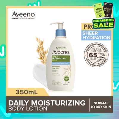 AVEENO Daily Moisturizing Body Lotion Sheer Hydration (For Velvety Soft Beautiful Healthy-Looking Skin) 350ml