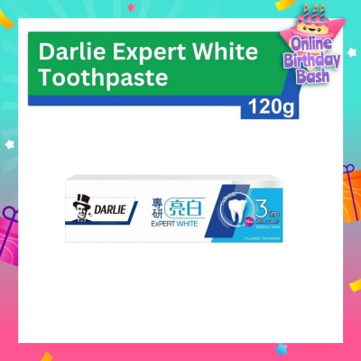 DARLIE Expert White Toothpaste (3X Whiter Teeth) 120g