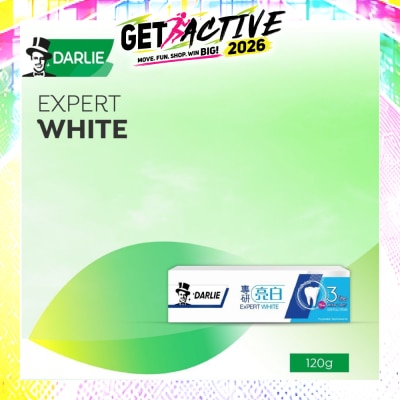 DARLIE - Expert White Toothpaste (3X Whiter Teeth) 120g image